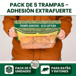 Pack de 5 Trampas adhesivas para Ratas y Ratones - Imagen 3